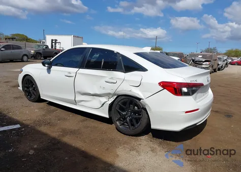 2023 Honda Civic Sport из США, поврежденный, VIN 2HGFE2F59PH554302